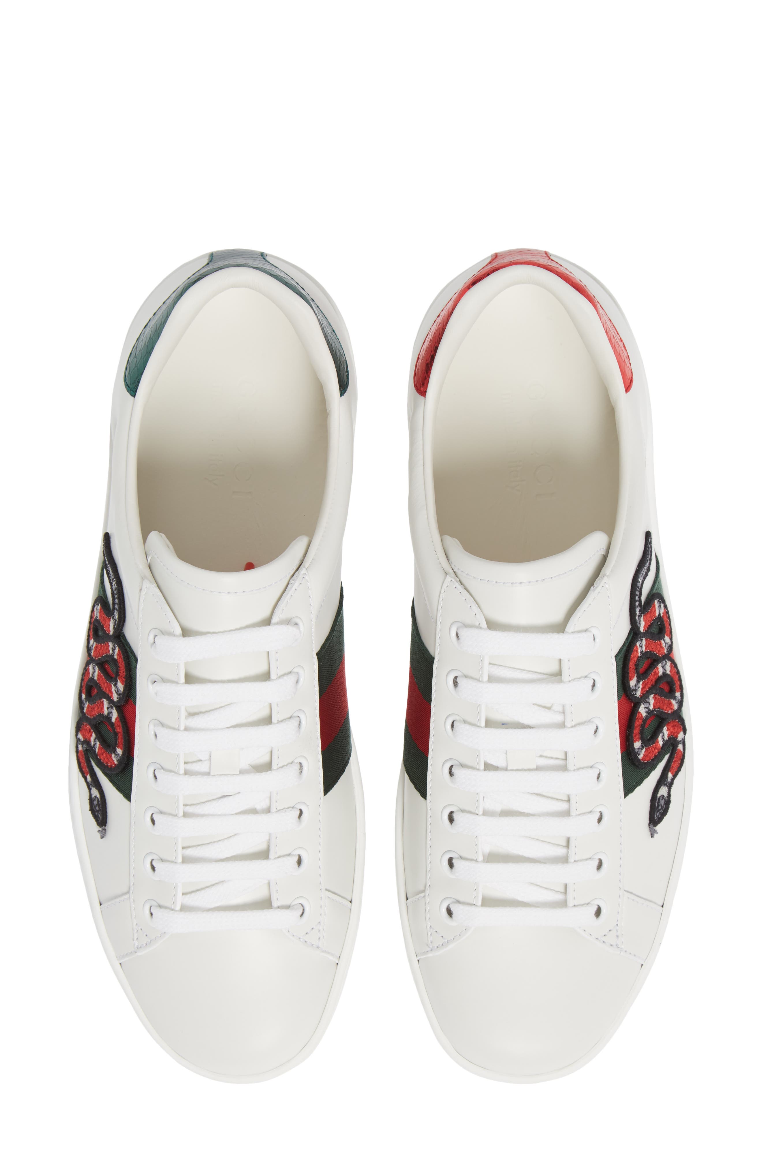 Gucci Ace Low Top Sneaker, Alternate, color, 