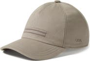 ZEGNA Light Taupe Cotton Baseball Cap