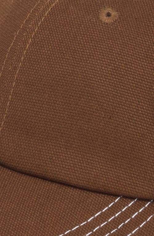 Krost Canal St. Adjustable Baseball Cap In Brown