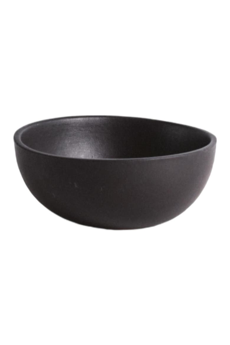 Stoneware Condiment Bowl Set of 4, Main, color, Black