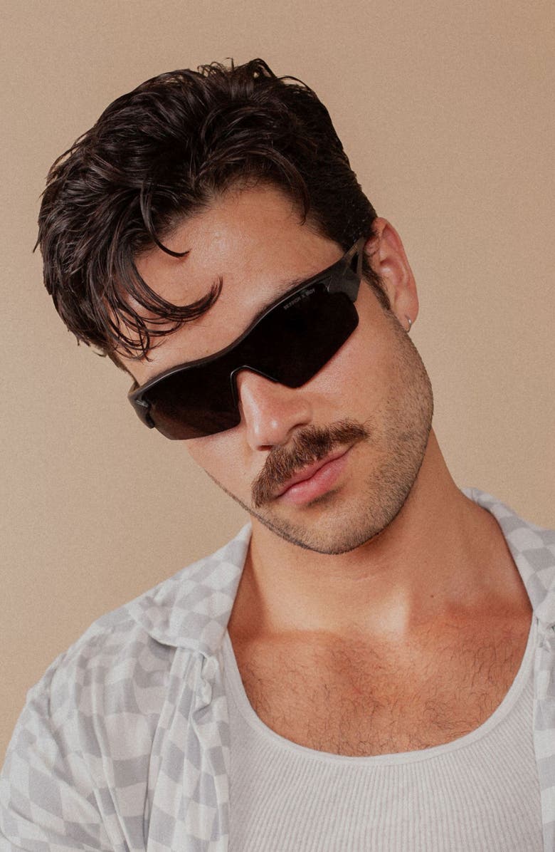 INDY Session Sport Polarized Sunglasses, Alternate, color, Black