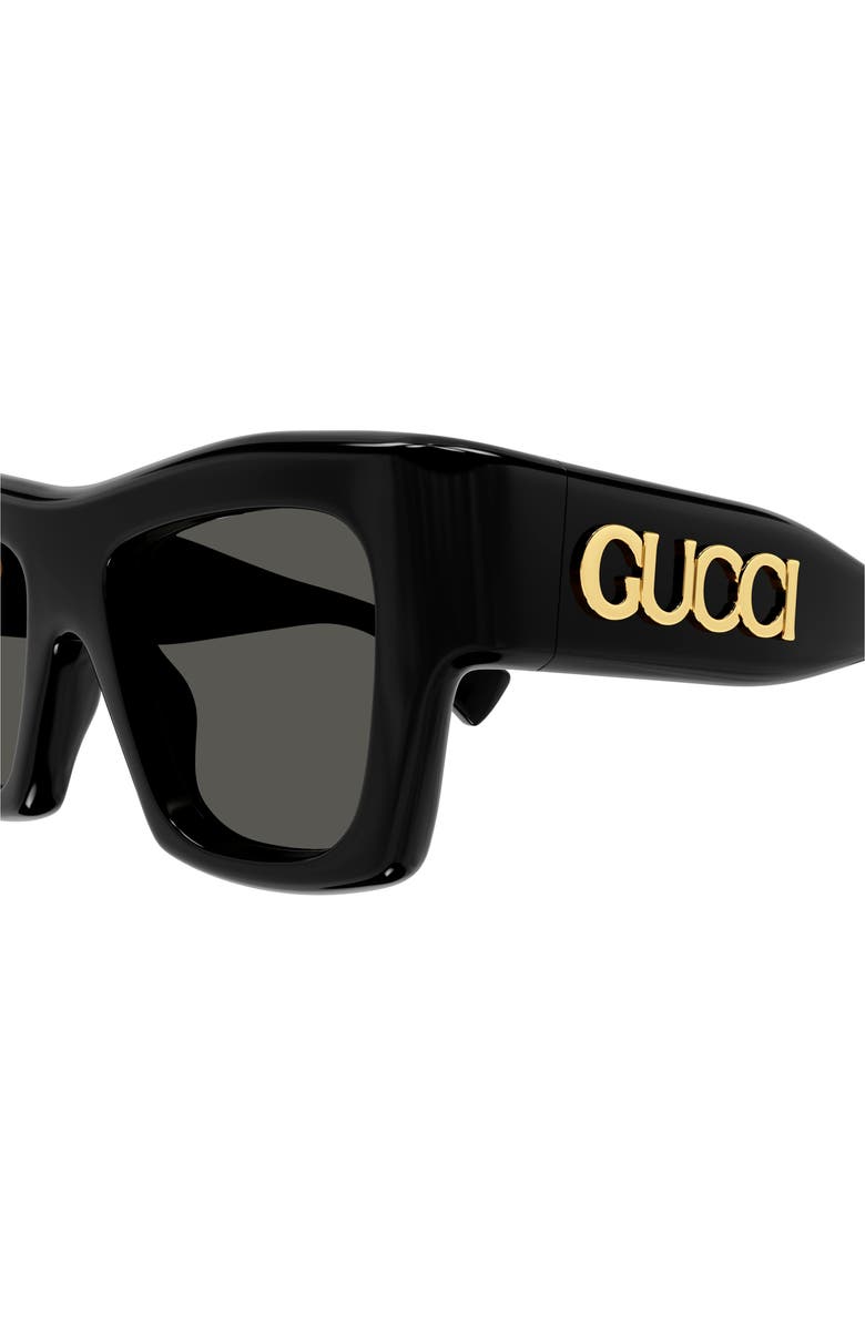 Gucci 53mm Square Sunglasses, Alternate, color, 