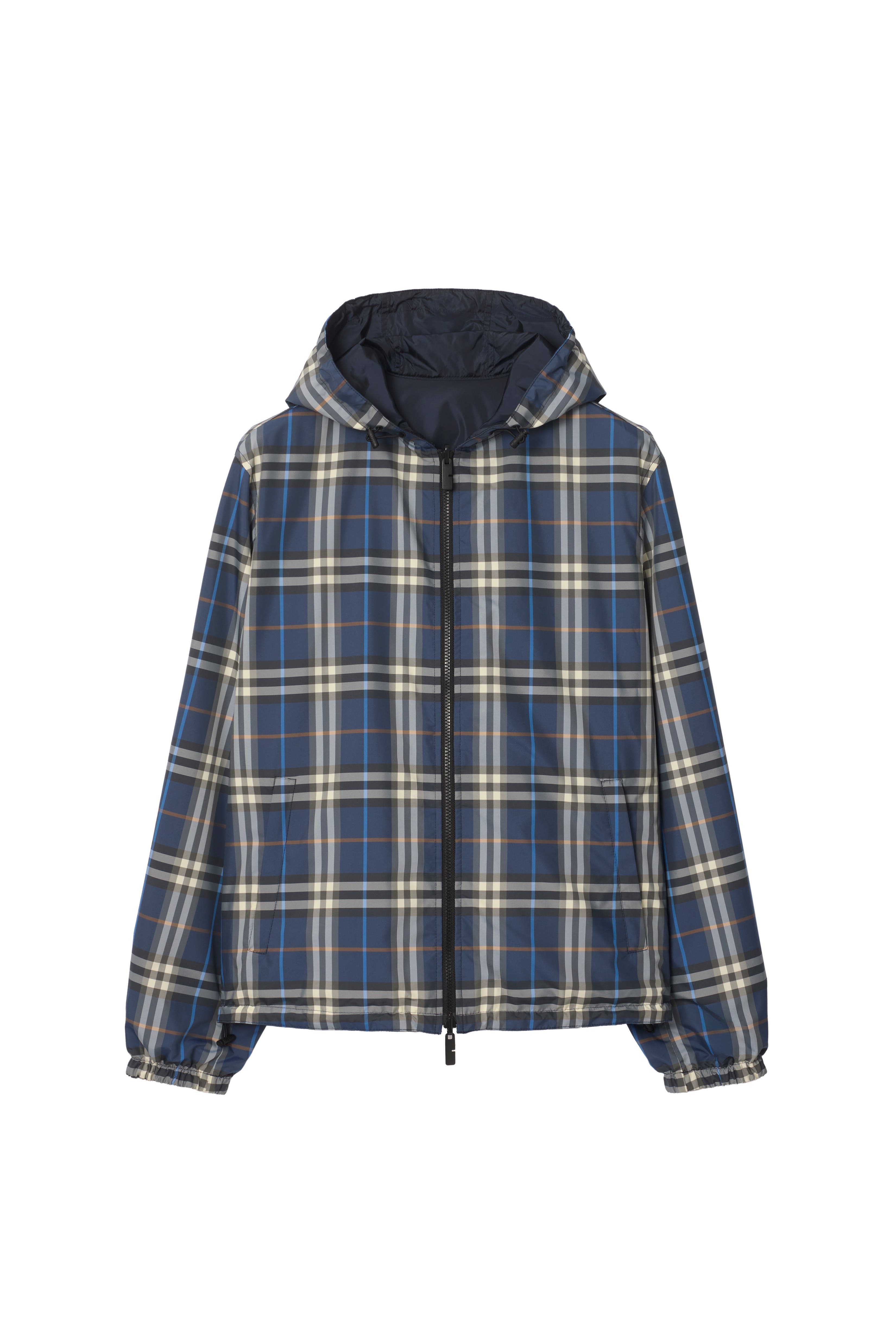 Reversible Check Hooded Jacket - image 4