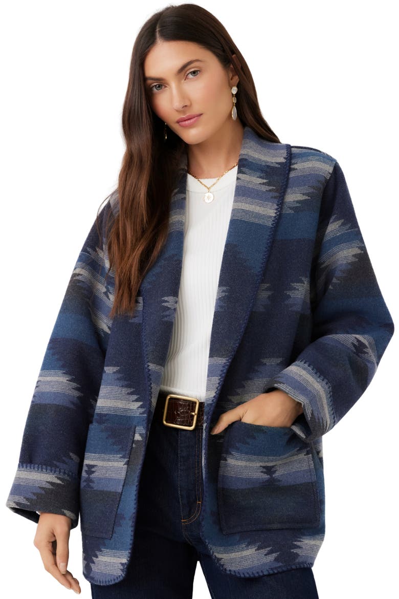 Ranch Jacket, Alternate, color, NAVY COMBO