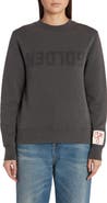 Golden Goose Distressed Logo Graphic Sweatshirt