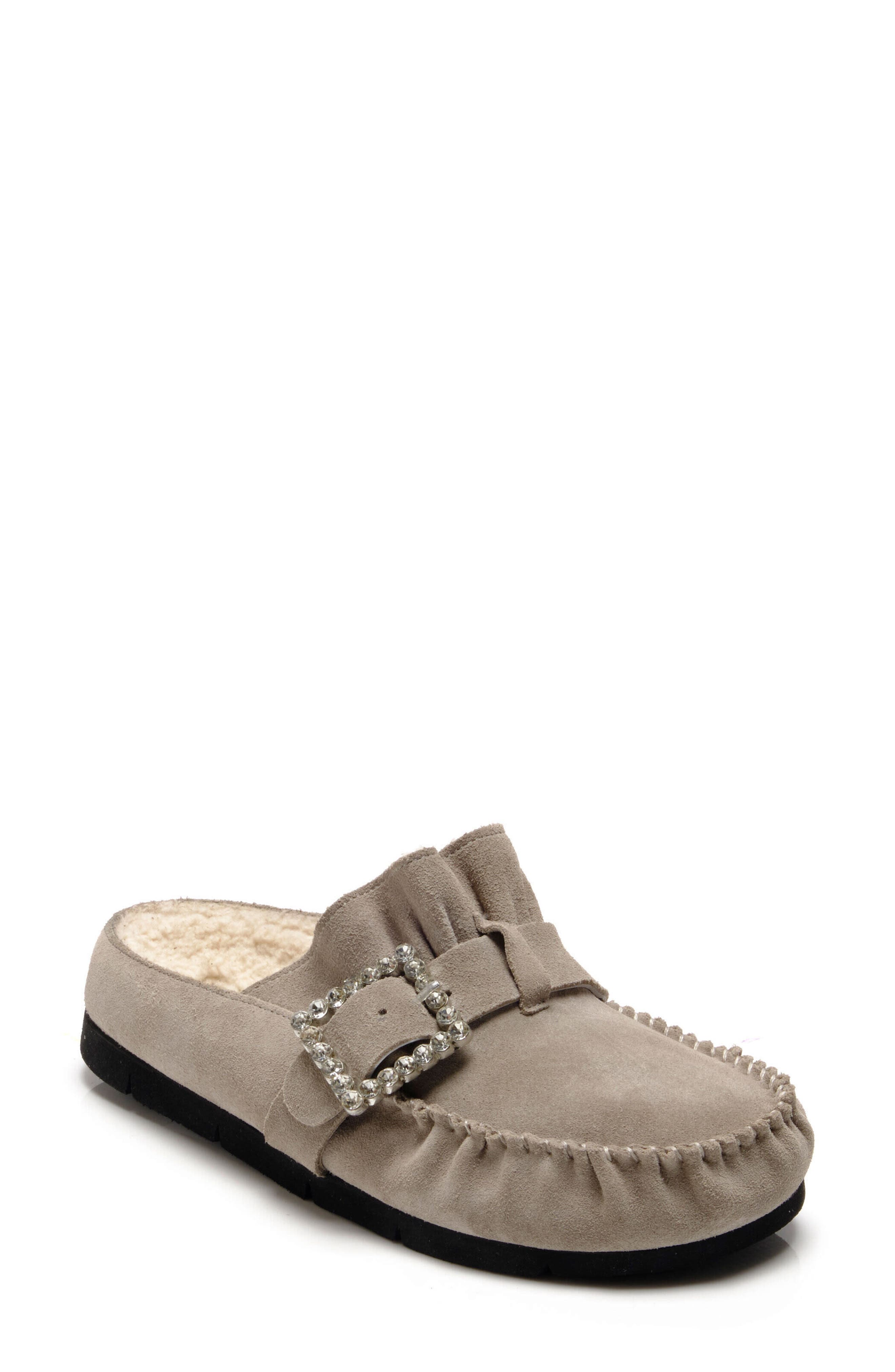 Free People Genuine Shearling Mule, Main, color, 