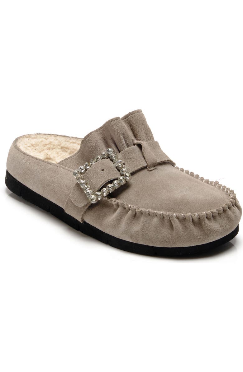 Free People Genuine Shearling Mule, Main, color,