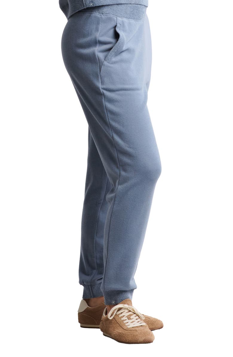 Barefoot Dreams<sup>®</sup> Brushed Fleece Joggers, Alternate, color, Blue Dusk