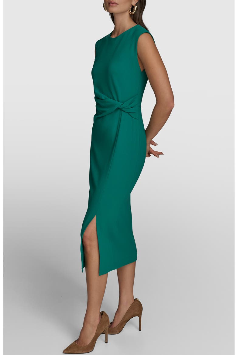 Twist Waist Sheath Dress, Alternate, color, LAWN