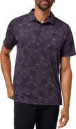 TravisMathew Just my Type Floral Cotton Blend Piqué Polo