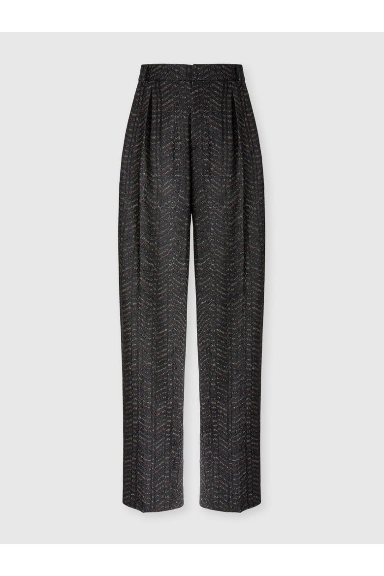 Wide-leg Pants, Main, color, Grey& Silver