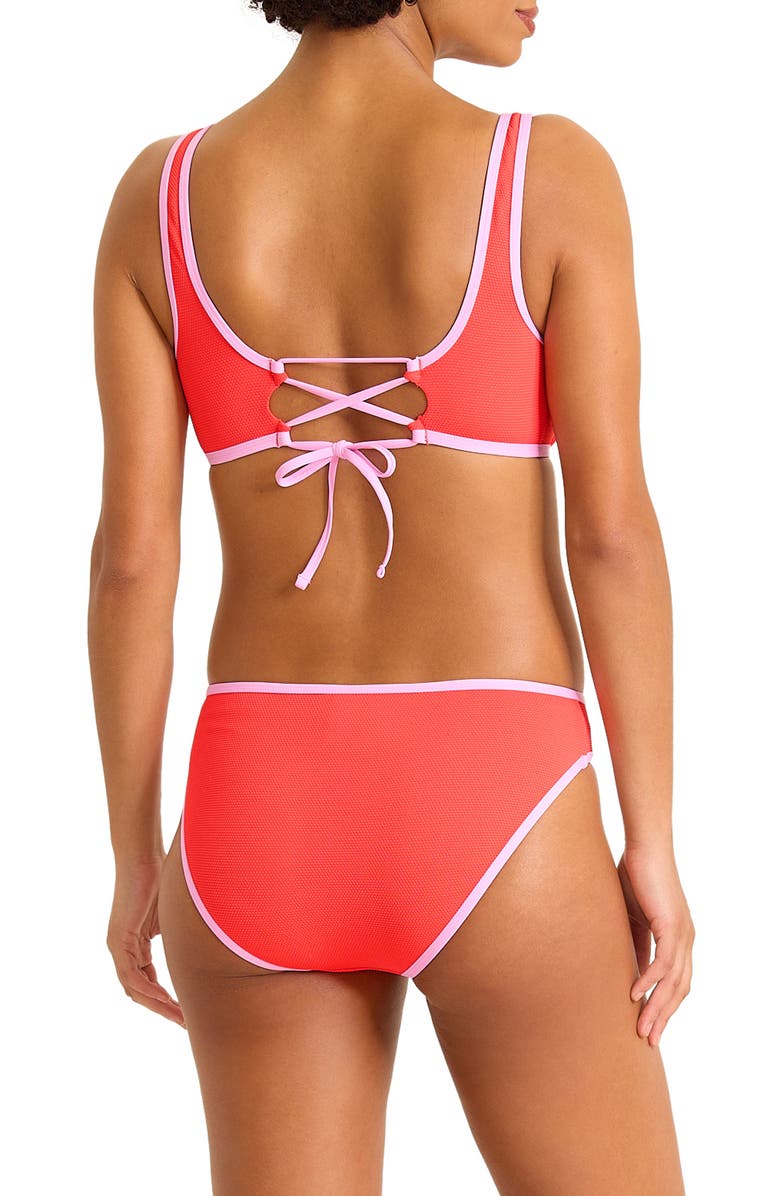 Tommy Bahama Island Cays Cabana Contrast Binding UPF 50+ Bikini Top, Alternate, color, 