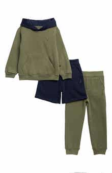 Nautica Kids' Hoodie, Shorts & Joggers Set
