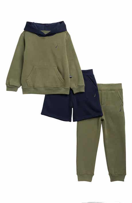 Nautica Kids' Hoodie, Shorts & Joggers Set
