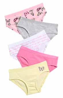 Kids' Assorted 5-Pack Stretch Bikini Briefs