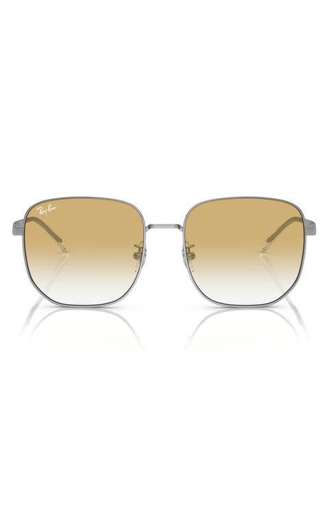 57mm Gradient Irregular Sunglasses