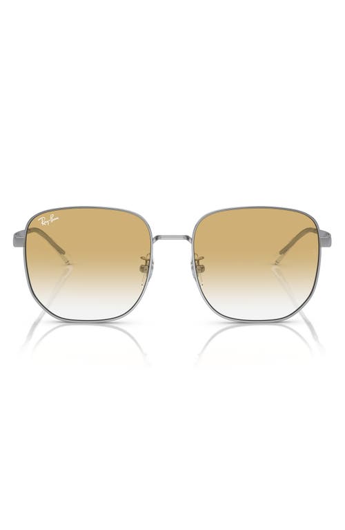 Ray Ban Ray-ban 57mm Gradient Irregular Sunglasses In Gold