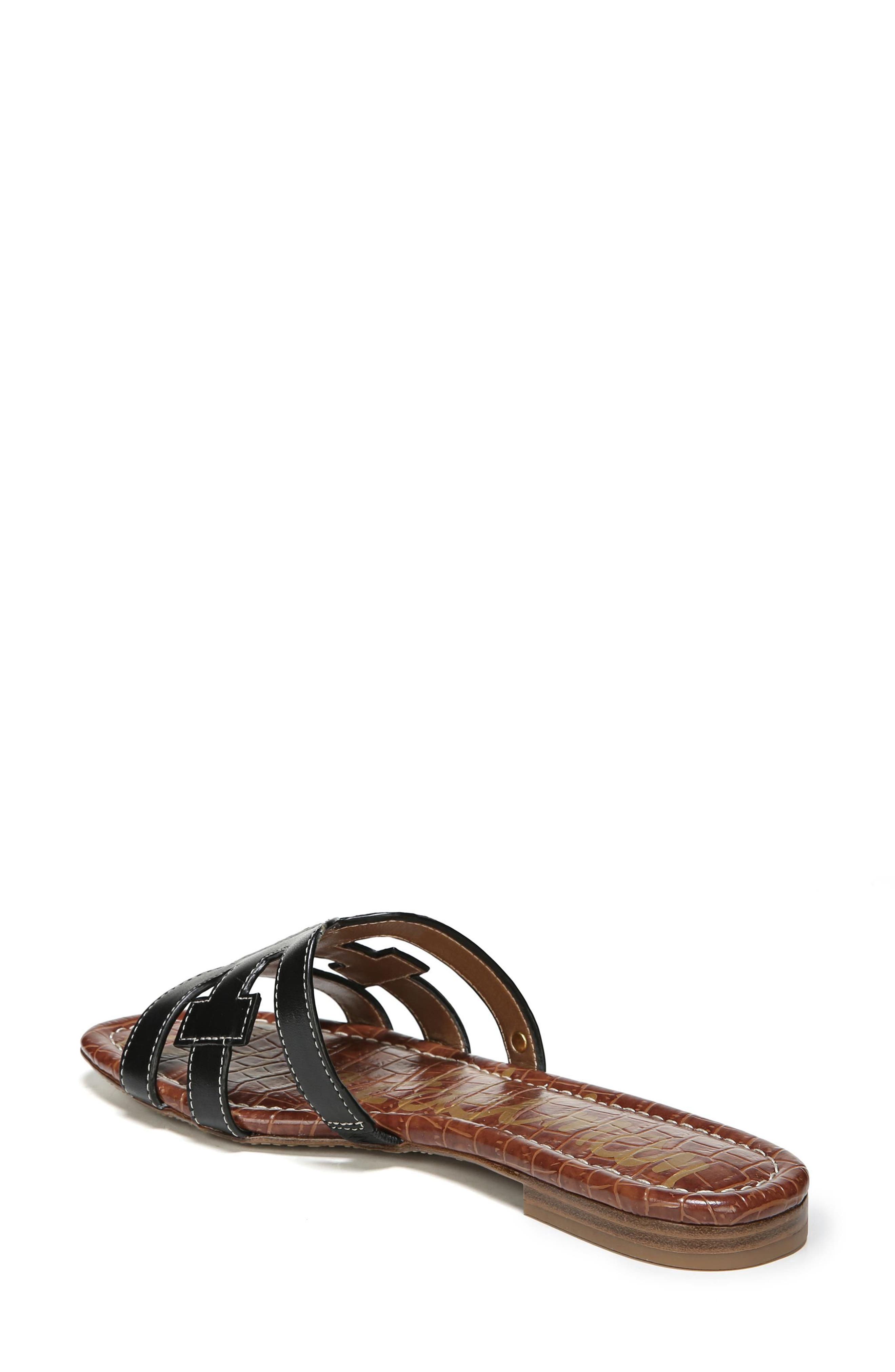 Sam Edelman Bay Cutout Slide Sandal - Wide Width Available, Alternate, color, Black