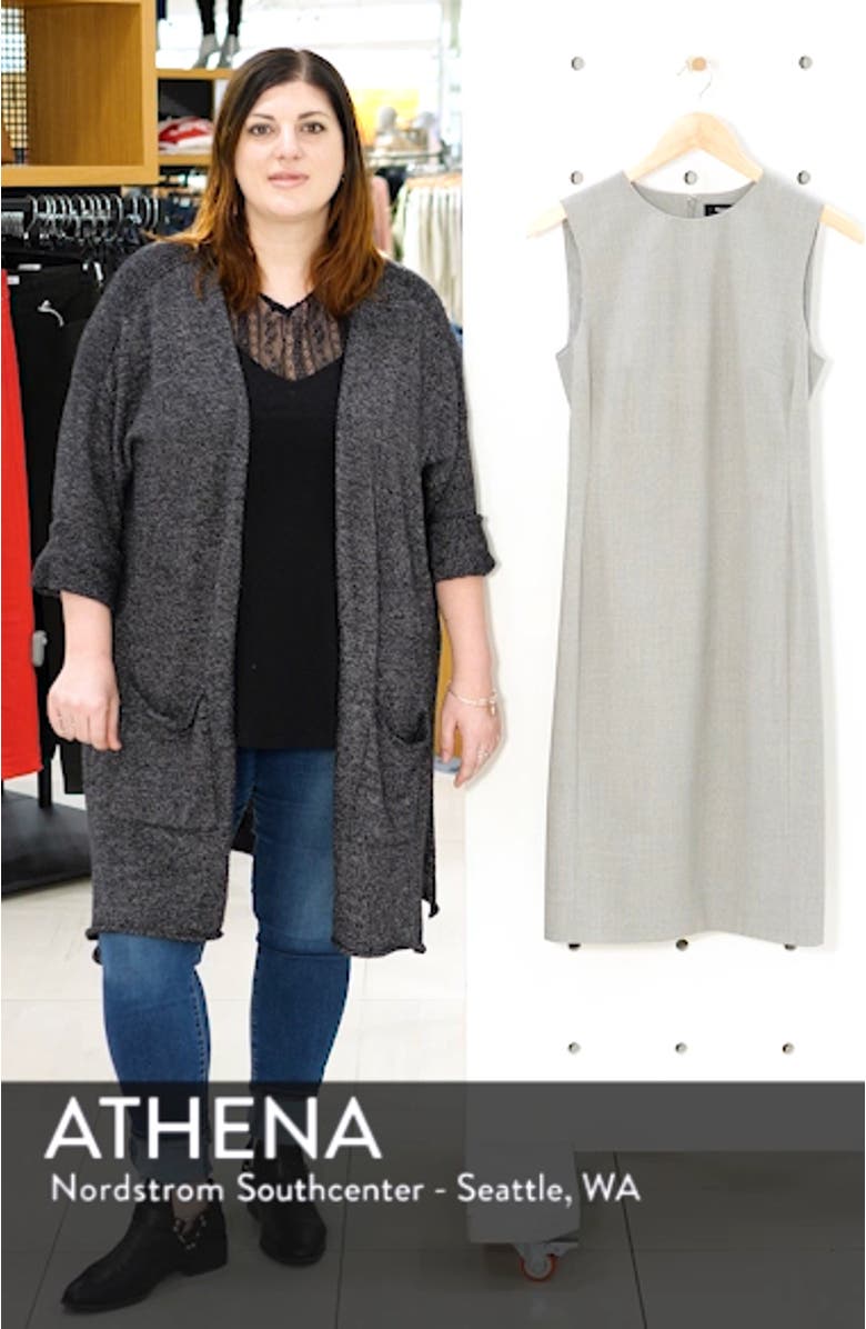 Eano Good Wool Sheath Dress, sales video thumbnail