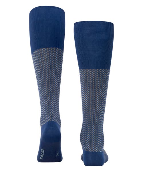 Falke Uptown Tie Knee High Socks In Blue