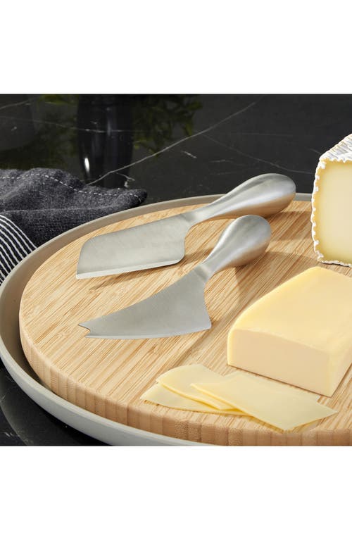Berghoff Aaron Probyn 2-piece Cheese Knife Set In Silver