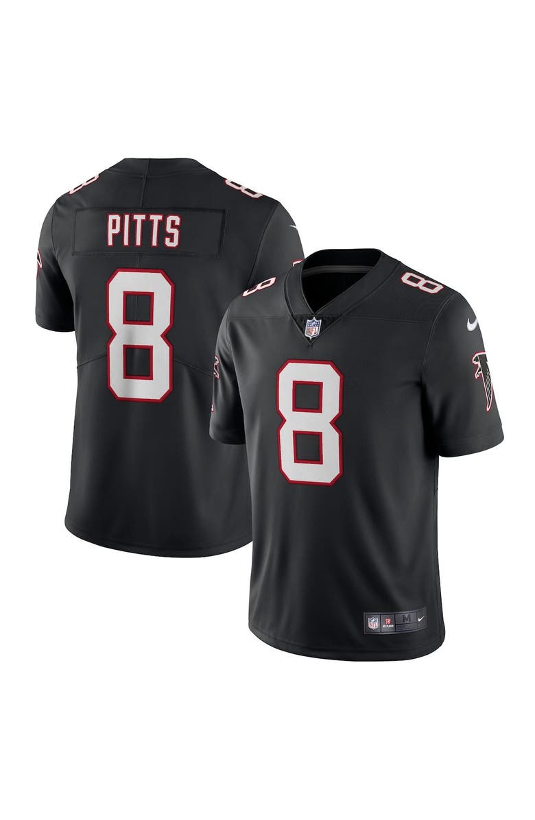 Nike Men's Nike Kyle Pitts Black Atlanta Falcons Alternate Vapor Limited Jersey, Main, color, Black