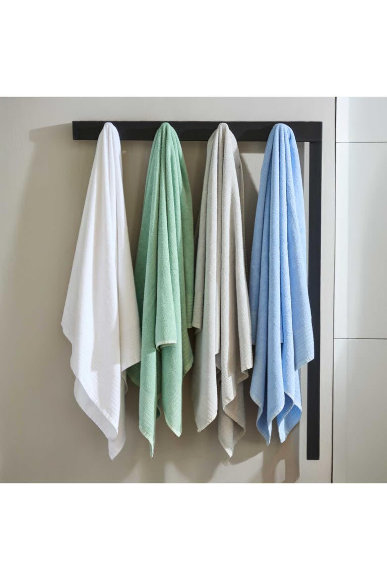 Viscose Odor & Mildew Resistant Spa Towel Collection, 6pc Set, Alternate, color, Seaglass