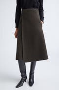 Proenza Schouler Bodhi Bouclé Twill Wrap Skirt