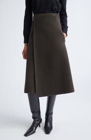 Proenza Schouler Bodhi Bouclé Twill Wrap Skirt