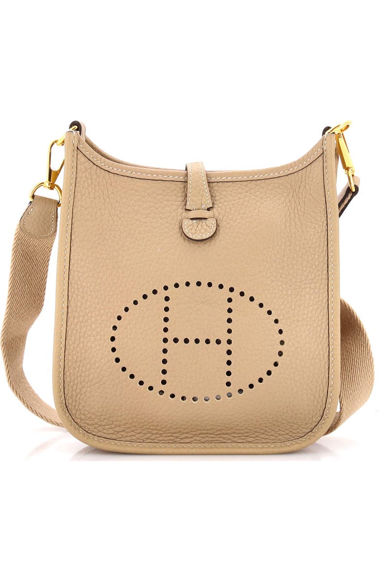 Pre-Owned Hermes Evelyne Bag Gen III Clemence TPM, Main, color, Trench