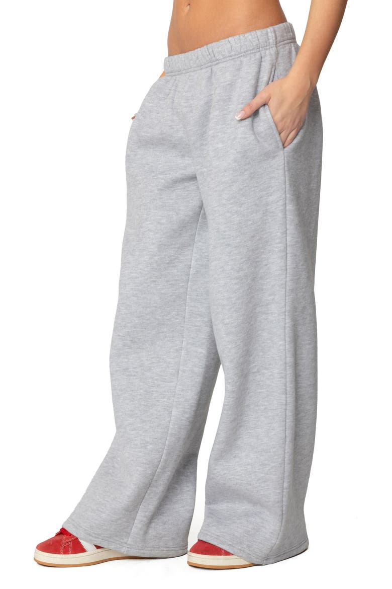 Boys Cry Wide Leg Sweatpants, Alternate, color, GRAY-MELANGE