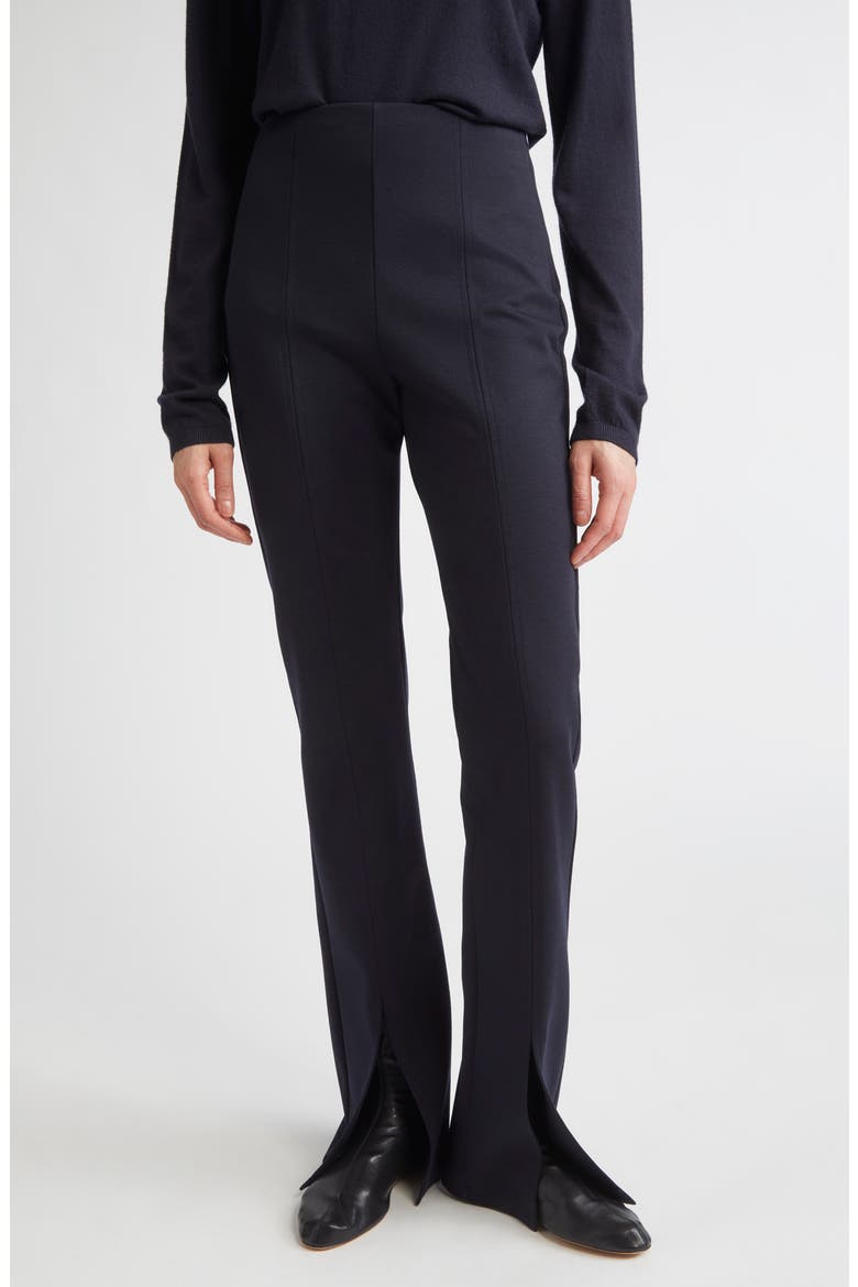 Nebbia Stretch Virgin Wool & Cotton Jersey Pants, Main, color, ULTRAMARINE