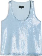 Seven Sequin Denim Tank