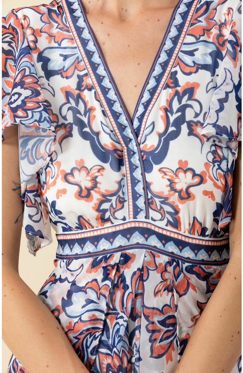 Hale Bob Aleah Chiffon Dress, Alternate, color, 