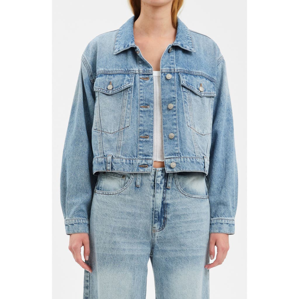 DAZE DAZE BESTIE CROP DENIM JACKET