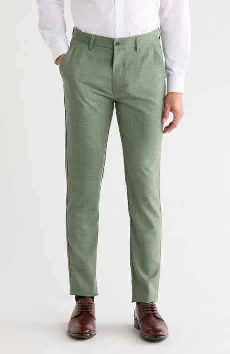 T.R. PREMIUM Plaid Straight Leg Trousers