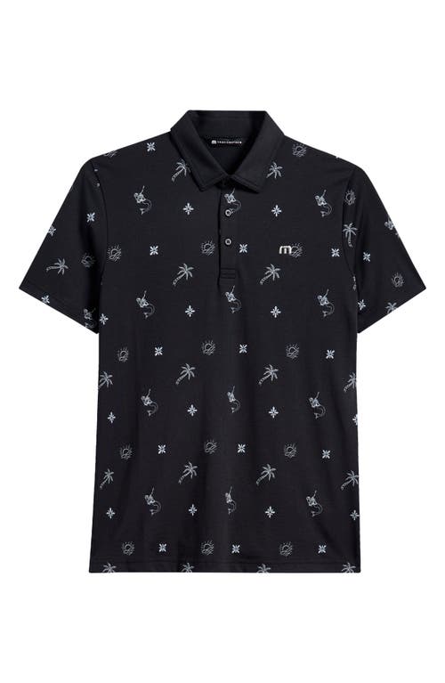 Travismathew Cove Dive Polo In Black