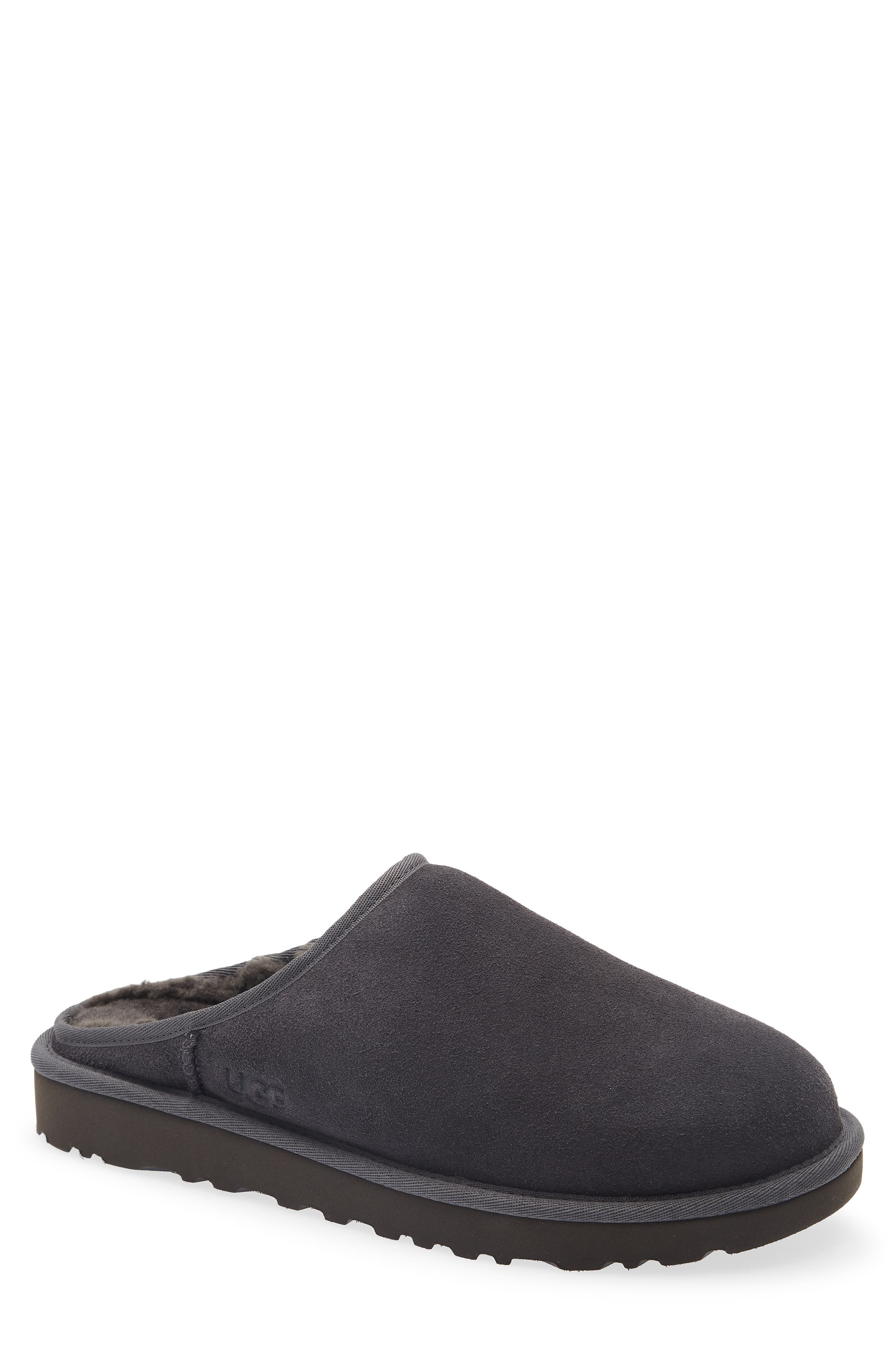 Classic Slip-On Slipper, Main, color, DARK GREY