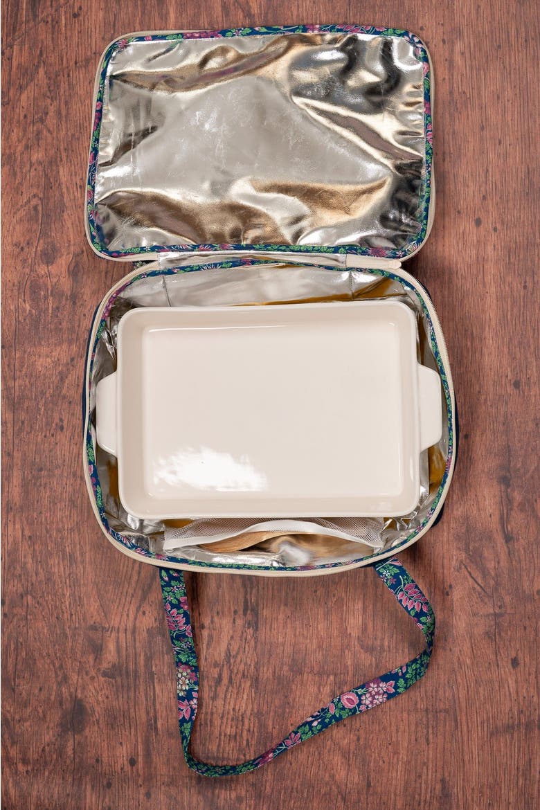 Prairie Essentials Insulated Casserole Carrier, Rectangular, Alternate, color, Navy