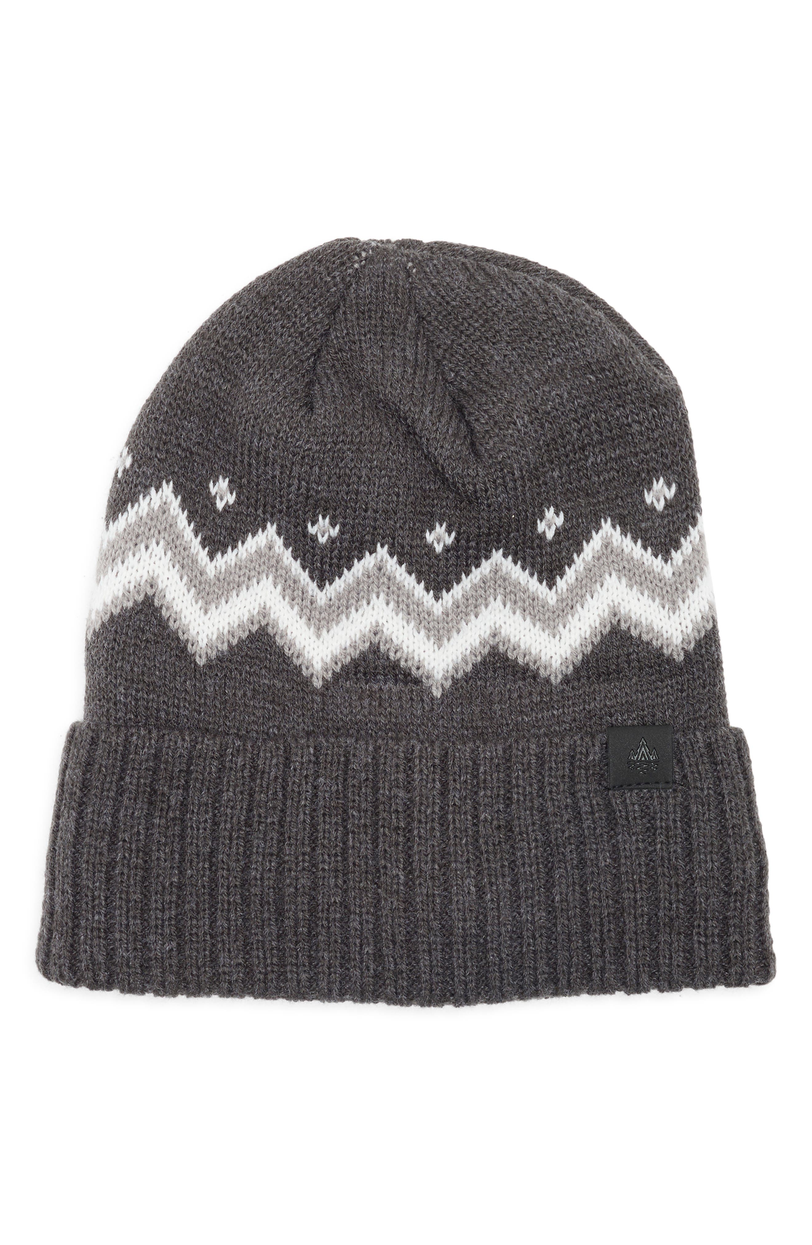 Rainforest Chevron Stripe Cuff Knit Beanie