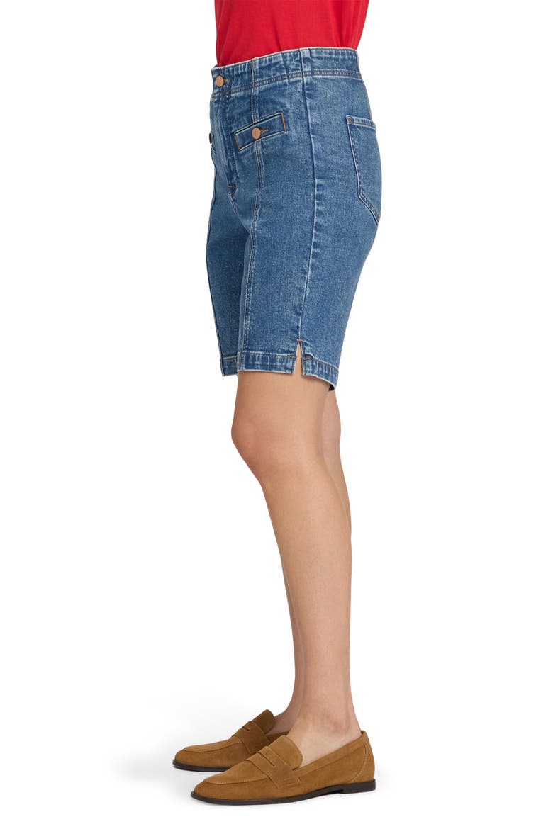 Ella Patch Pocket Denim Shorts, Alternate, color, SALTON