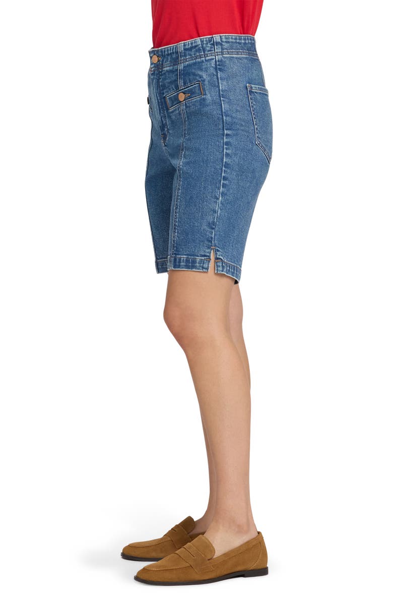 NYDJ Ella Patch Pocket Denim Shorts, Alternate, color, Salton