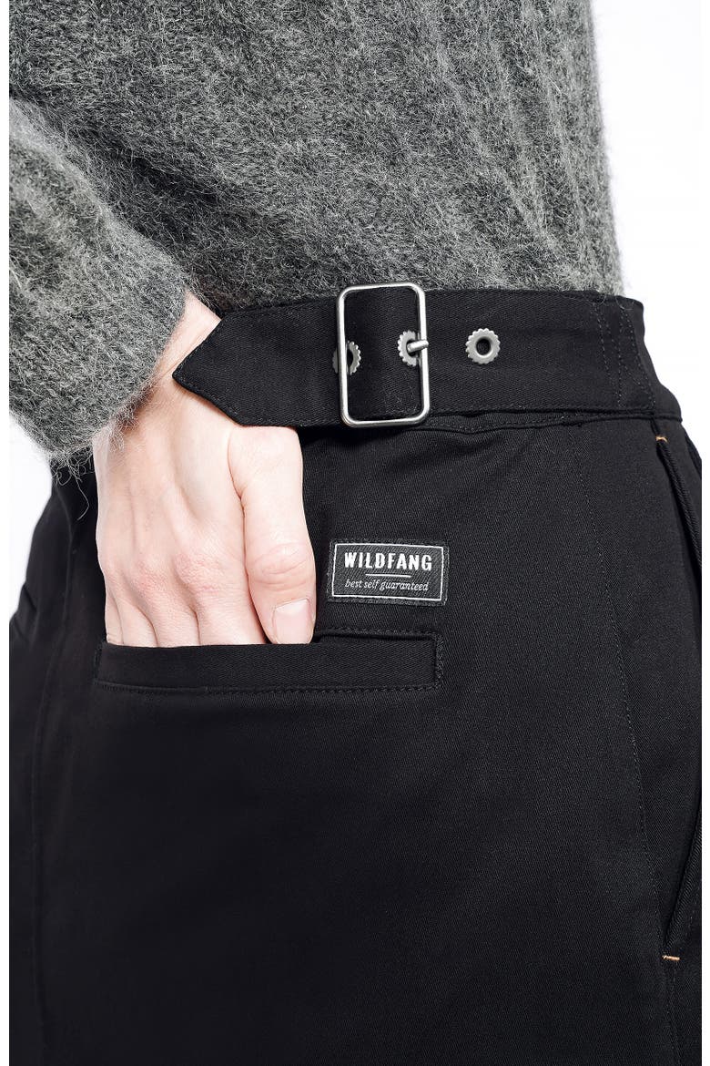 The Essential Utility Wrap Skirt, Alternate, color, BLACK