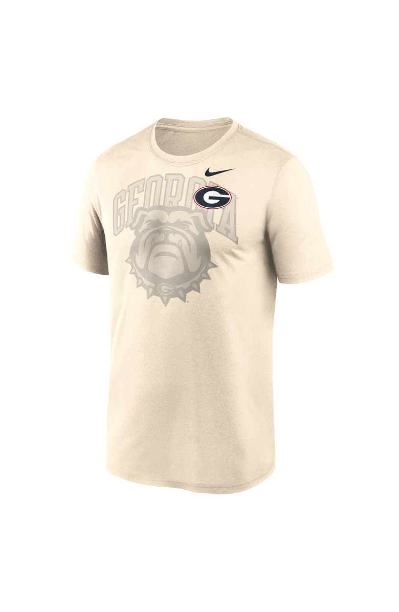 Nike Men's Nike Natural Georgia Bulldogs Campus Shadow Legend Performance T-Shirt, Alternate, color, Natural