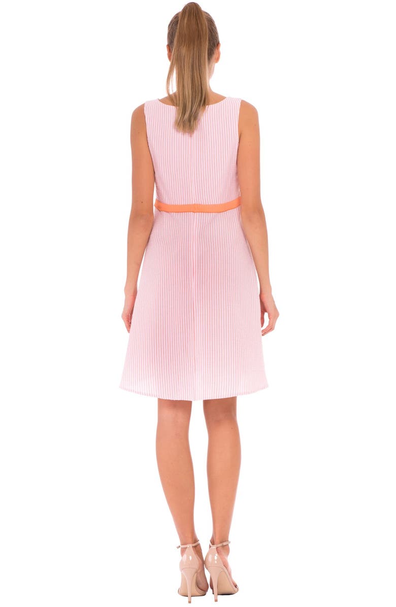 Olian 'Ava' Seersucker Maternity Dress, Alternate, color,