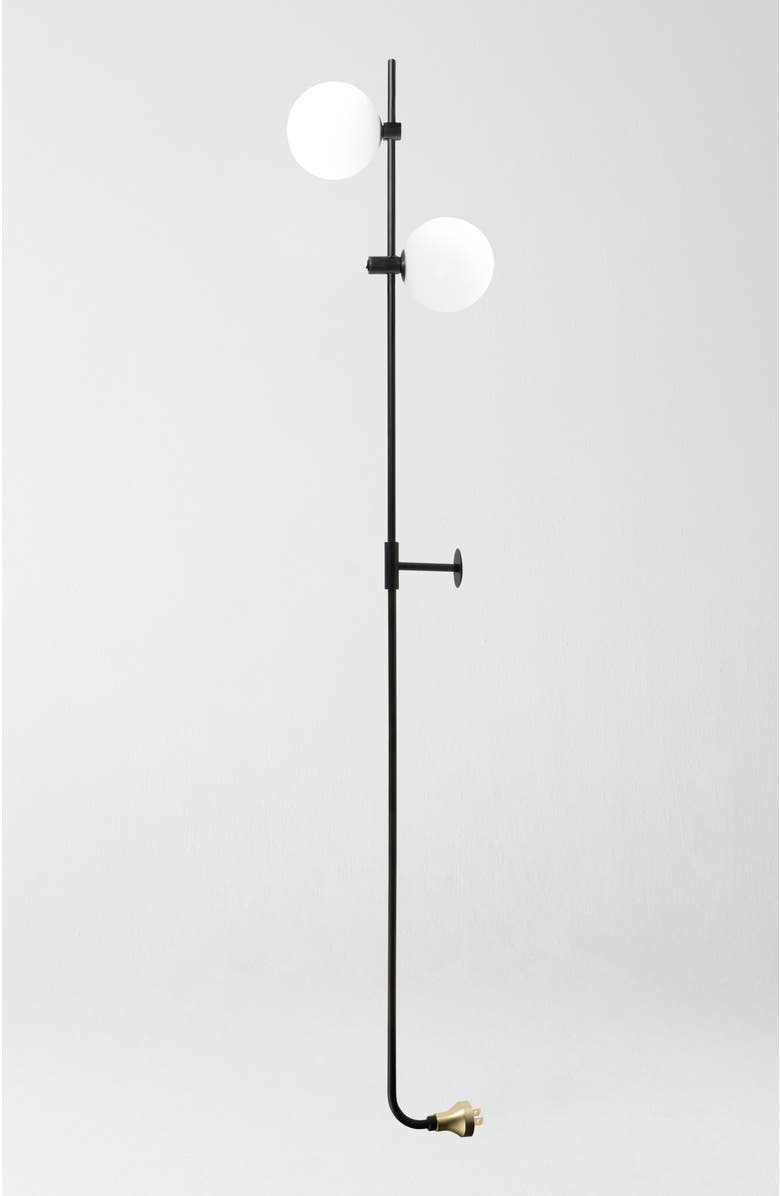 Brightech Equinox 62" LED Modern Sconce Wall Lamp with Glass Globe Shades, Main, color, 