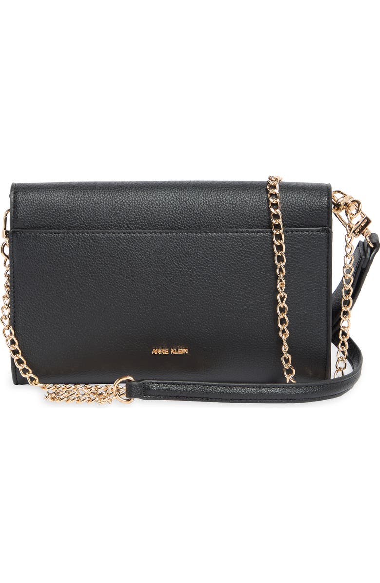 Anne Klein Belted Wallet on a Chain Crossbody Bag, Alternate, color,
