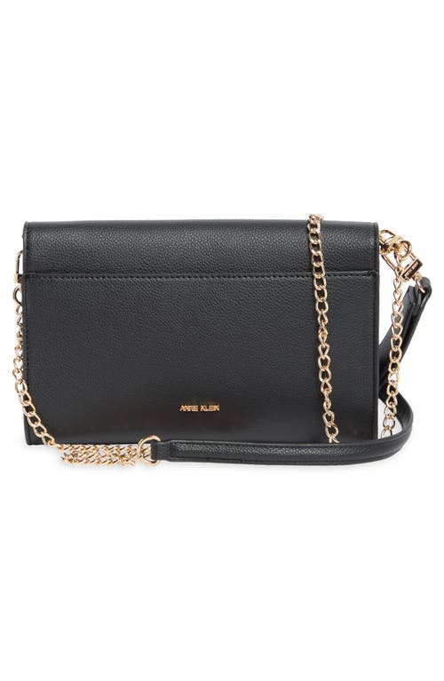 ANNE KLEIN ANNE KLEIN BELTED WALLET ON A CHAIN CROSSBODY BAG
