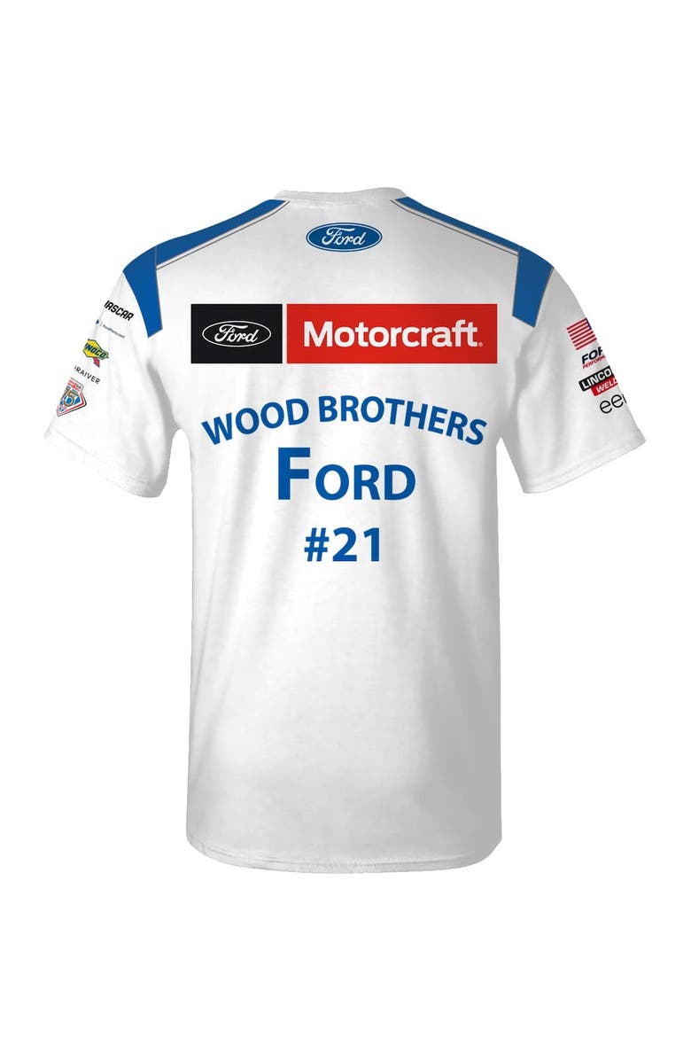 CHECKERED FLAG Men's Checkered Flag Sports White Josh Berry Motorcraft Uniform T-Shirt, Alternate, color, White