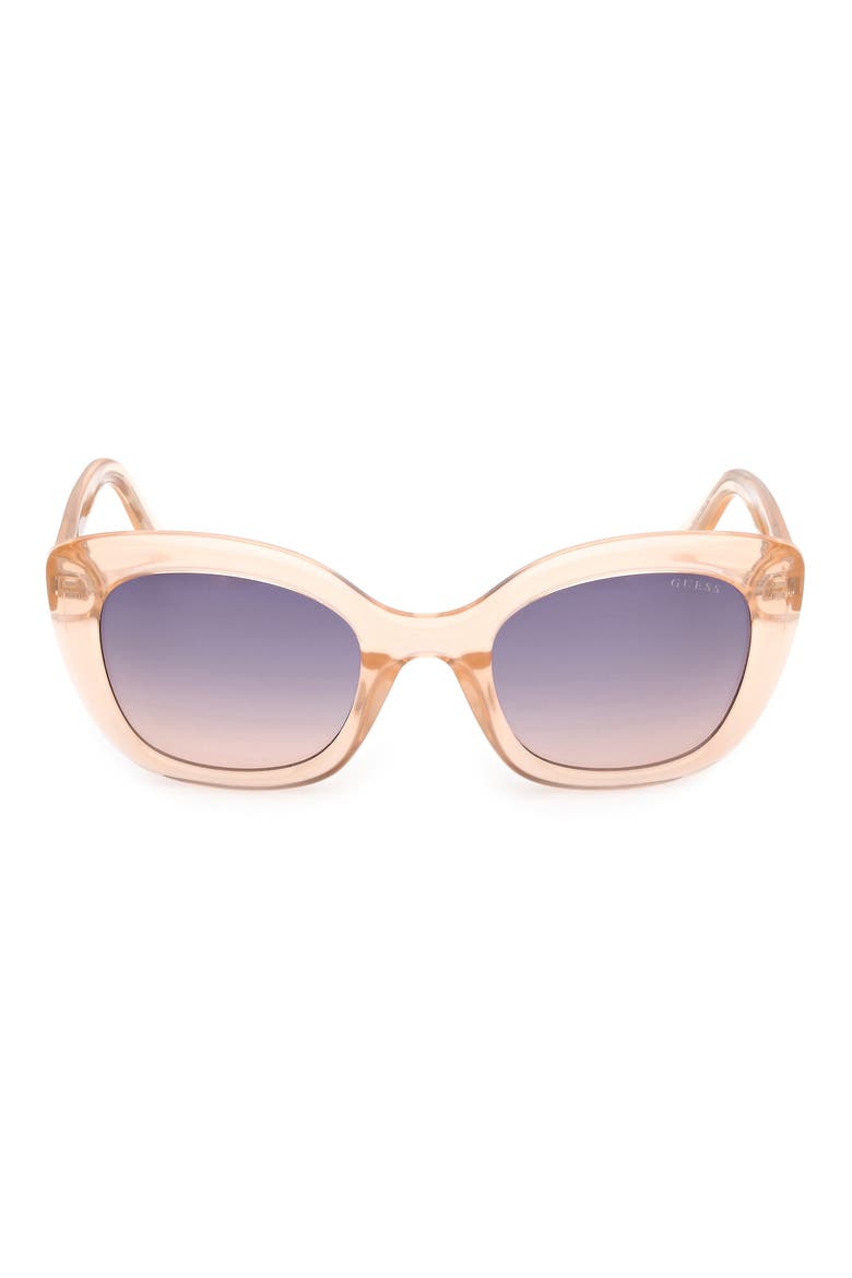 Square Sunglasses, Main, color, ORANGE/OTHER / GRADIENT OR MIRROR VIOLET